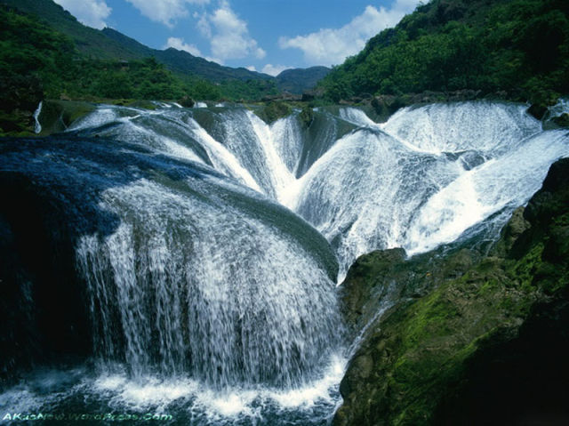 The Pearl Waterfall, Jiuzhaigou Valley, China