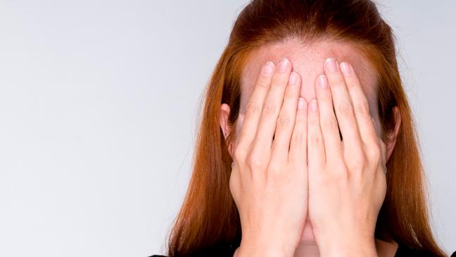 Rädsla för att rodna.